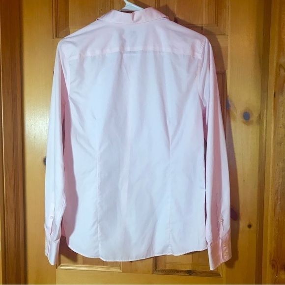 Lands’ End Light Supima Cotton Pink Button Down Shirt - Picture 4 of 4